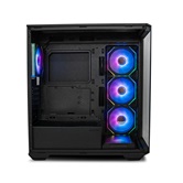 Корпус XASTRA Q600 4ARGB-C10-UC Black ATX/Aquarium/Screewless/4x120mm ARGB PWM FM fans/Argb+PWM HUB 10port/Type C/ Q600-4FM12A-C10-UC