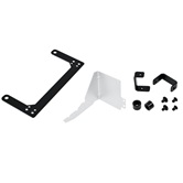 Lian Li универсальное крепление для вертикальной установки GPU с райзер-кабелем 200мм Gen.5.0 и ARGB подсветкой / White / G89.VG4-5-V4W.R0