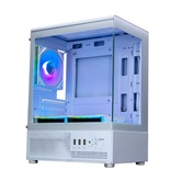 Корпус XASTRA Q300M 3ARGB-C6 White mATX/Aquarium/Screewless/ 3x120mm ARGB PWM FM fans/Argb+PWM HUB 6port/ Q300M-3FM12A-C6-WH