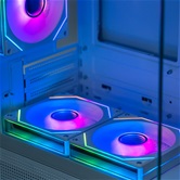 Корпус XASTRA Q300M 3ARGB-C6 White mATX/Aquarium/Screewless/ 3x120mm ARGB PWM FM fans/Argb+PWM HUB 6port/ Q300M-3FM12A-C6-WH