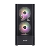 Корпус 1STPLAYER AU7 ARGB Black / ATX / 2x140mm & 3x120mm ARGB fans / AU7-BK-2FA7-14-2FA7R-1FA7