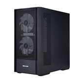 Корпус 1STPLAYER AU7 ARGB Black / ATX / 2x140mm & 3x120mm ARGB fans / AU7-BK-2FA7-14-2FA7R-1FA7