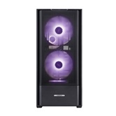 Корпус 1STPLAYER AU7 ARGB Black / ATX / 2x140mm & 3x120mm ARGB fans / AU7-BK-2FA7-14-2FA7R-1FA7