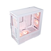 Корпус 1STPLAYER AU7 ARGB White / ATX / 2x140mm & 3x120mm ARGB fans / AU7-WH-2FA7-14-W-2FA7R-W-1FA7-W
