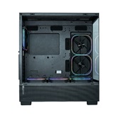 Корпус XASTRA Q500 6ARGB-FG-C10-UC Black ATX/Aquarium/Screewless/ 6x120mm ARGB PWM FG fans/Argb+PWM HUB 10port/ Type-C/ Q500-6FG12A-C10-UC