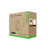 Корпус XASTRA Q500 6ARGB-FG-C10-UC Black ATX/Aquarium/Screewless/ 6x120mm ARGB PWM FG fans/Argb+PWM HUB 10port/ Type-C/ Q500-6FG12A-C10-UC