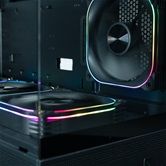 Корпус XASTRA Q500 6ARGB-FG-C10-UC Black ATX/Aquarium/Screewless/ 6x120mm ARGB PWM FG fans/Argb+PWM HUB 10port/ Type-C/ Q500-6FG12A-C10-UC