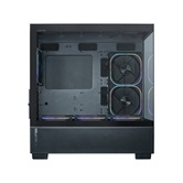 Корпус XASTRA Q500M 6ARGB-FG-C10-UC Black mATX/Aquarium/Screewless/ 6x120mm ARGB PWM FG fans/Argb+PWM HUB 10port/ Type-C/ Q500M-6FG12A-C10-UC