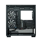 Корпус XASTRA Q500M 6ARGB-FG-C10-UC Black mATX/Aquarium/Screewless/ 6x120mm ARGB PWM FG fans/Argb+PWM HUB 10port/ Type-C/ Q500M-6FG12A-C10-UC