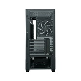 Корпус XASTRA Q500M 6ARGB-FG-C10-UC Black mATX/Aquarium/Screewless/ 6x120mm ARGB PWM FG fans/Argb+PWM HUB 10port/ Type-C/ Q500M-6FG12A-C10-UC