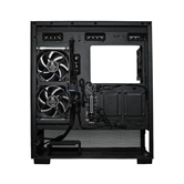 Корпус XASTRA Q500 3ARGB-FG-C10-UC Black ATX/Aquarium/Screewless/ 3x120mm ARGB PWM FG fans/Argb+PWM HUB 10port/ Type-C/ Q500-3FG12A-C10-UC