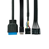 Корпус XASTRA Q500M 3ARGB-FG-C10-UC Black mATX/Aquarium/Screewless/ 3x120mm ARGB PWM FG fans/Argb+PWM HUB 10port/ Type-C/ Q500M-3FG12A-C10-UC