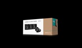 Комплект водяного охлаждения DEEPCOOL LE360 V2 ZERO DARK LGA1851/1700/1200/115X/AM5/AM4 (6шт/кор,TDP 300W, ARGB PUMP, Anti-Leak edition, PWM, TRIPLE FAN) RET