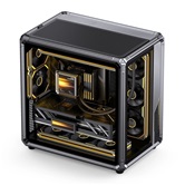 Корпус JONSBO X400 Gray, TG (aquarium), mini-ITX, mATX, ATX, серый