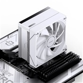 Кулер JONSBO CB40 White LGA1851/1700/1200/115X/AM5/AM4 (24шт/кор, TDP 225W, PWM, 120mm ARGB LED Fan, 4 тепловые трубки, 4-pin, белый) Retail