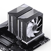 Кулер JONSBO CA80 Black LGA1851/1700/1200/115X/AM5/AM4 (12шт/кор, TDP 260W, PWM, 120mm ARGB LED Fan + 120mm Black Fan, 6 тепловых трубок, медная база, 4-pin) Retail