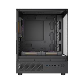 Корпус Powercase Vision Micro M1 ARGB, Tempered Glass, 3x 120mm ARGB fans, чёрный, mATX  (CVMM1B-A3)