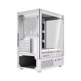 Корпус Powercase Vision Micro M1 ARGB, Tempered Glass, 3x 120mm ARGB fans, белый, mATX  (CVMM1W-A3)