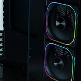 Корпус XASTRA Q400M 3ARGB-FG-C6-UC Black mATX/Aquarium/Screewless/ 3x120mm ARGB PWM FG fans/Argb+PWM HUB 6port/ Type-C/ Q400M-3FG12A-C6-UC