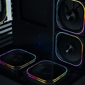 Корпус XASTRA Q400M 5ARGB-FG-C6-UC Black mATX/Aquarium/Screewless/ 5x120mm ARGB PWM FG fans/Argb+PWM HUB 6port/ Type-C/ Q400M-5FG12A-C6-UC