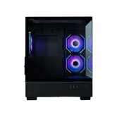 Корпус XASTRA Q400M 3ARGB-C6-UC Black mATX/Aquarium/Screewless/ 3x120mm ARGB PWM FM fans/Argb+PWM HUB 6port/ Type-C/ Q400M-3FM12A-C6-UC