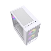 Корпус Powercase Mistral SM02 ARGB, Tempered Glass, 3x120mm ARGB PWM fans, белый, mATX  (CMMSM02W-A3)