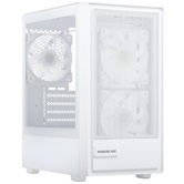 Корпус Powercase Mistral SM02 ARGB, Tempered Glass, 3x120mm ARGB PWM fans, белый, mATX  (CMMSM02W-A3)