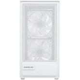 Корпус Powercase Mistral SM02 ARGB, Tempered Glass, 3x120mm ARGB PWM fans, белый, mATX  (CMMSM02W-A3)