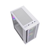 Корпус Powercase Mistral SM04 ARGB, Tempered Glass, Front Nylon Filter, 3x120mm ARGB PWM fans, белый, mATX  (CMMSM04W-A3)