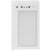 Корпус Powercase Mistral SM04 ARGB, Tempered Glass, Front Nylon Filter, 3x120mm ARGB PWM fans, белый, mATX  (CMMSM04W-A3)