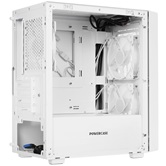 Корпус Powercase Mistral SM04 ARGB, Tempered Glass, Front Nylon Filter, 3x120mm ARGB PWM fans, белый, mATX  (CMMSM04W-A3)