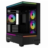 Корпус Thermalright M10 Black FAN4-M / TG / 4x120mm ARGB PWM Fans / USB TYPE-C / mATX  / TRTLM10BF4M