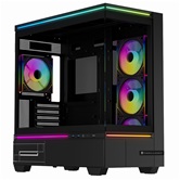 Корпус Thermalright M10 Black FAN4-M / TG / 4x120mm ARGB PWM Fans / USB TYPE-C / mATX  / TRTLM10BF4M