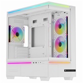 Корпус Thermalright M10 White FAN4-M / TG / 4x120mm ARGB PWM Fans / USB TYPE-C / mATX  / TRTLM10WF4M