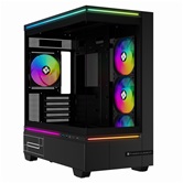 Корпус Thermalright M10 Black FAN4-C / TG / 4x120mm ARGB PWM Fans / USB TYPE-C / mATX  / TRTLM10BF4C