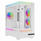 Корпус Thermalright M10 White FAN4-C / TG / 4x120mm ARGB PWM Fans / USB TYPE-C / mATX  / TRTLM10WF4C