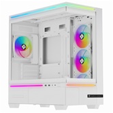 Корпус Thermalright M10 White FAN4-C / TG / 4x120mm ARGB PWM Fans / USB TYPE-C / mATX  / TRTLM10WF4C