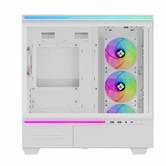 Корпус Thermalright M10 White FAN4-C / TG / 4x120mm ARGB PWM Fans / USB TYPE-C / mATX  / TRTLM10WF4C