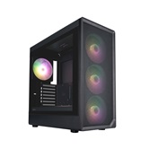 Корпус 1STPLAYER AU8 ARGB Black / E-ATX / 4x140mm ARGB fans / AU8-BK-4FE7-14