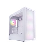 Корпус 1STPLAYER AU8 ARGB White / E-ATX / 4x140mm ARGB fans / AU8-WH-4FE7-14-W