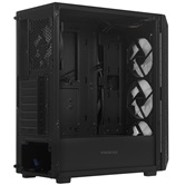 Корпус Powercase Mistral S4B ARGB, Tempered Glass, 4x 120mm ARGB PWM Fans, чёрный, ATX  (CMSB-A4)