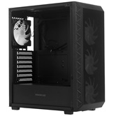 Корпус Powercase Mistral S4B ARGB, Tempered Glass, 4x 120mm ARGB PWM Fans, чёрный, ATX  (CMSB-A4)