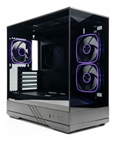Корпус Powercase GT3 ARGB, TG, Type-C, 3x 120мм ARGB PWM Fans, чёрный, mATX  (CMGT3B-A3)
