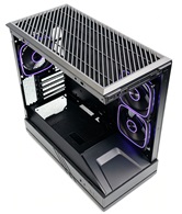 Корпус Powercase GT3 ARGB, TG, Type-C, 3x 120мм ARGB PWM Fans, чёрный, mATX  (CMGT3B-A3)
