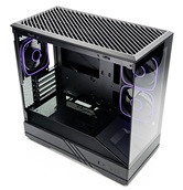 Корпус Powercase GT3 ARGB, TG, Type-C, 3x 120мм ARGB PWM Fans, чёрный, mATX  (CMGT3B-A3)