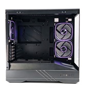 Корпус Powercase GT3 ARGB, TG, Type-C, 3x 120мм ARGB PWM Fans, чёрный, mATX  (CMGT3B-A3)