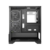 Корпус Powercase Vision Micro M4B, Tempered Glass, Type-C, 3x 120mm ARGB PWM Fan, чёрный, mATX  (CVMM4B-A3)