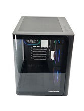 Корпус Powercase Vision Micro M5B, Curved Glass, Type-C, 3x 120mm ARGB PWM Fan, чёрный, mATX  (CVMM5B-A3)