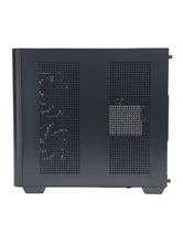 Корпус Powercase Vision Micro M5B, Curved Glass, Type-C, 3x 120mm ARGB PWM Fan, чёрный, mATX  (CVMM5B-A3)