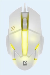 Мышь проводная  Defender  Host MB-982 , 7 цветов, 1000 dpi, белый (52983)